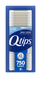 Q-tips Cotton Swabs, Original for Home, First Aid and Beauty, 100% Cotton 750 Count