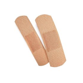 Adhesive Bandages. Pack of 100 Sterile Fabric Bandages 1" x 3" for Wound Protection. Sterile Bandages with Non-Adherent pad. Single use. Individu