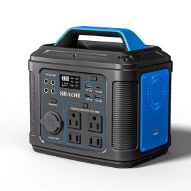 300W Portable Power Station,296Wh 80000Mah Backup Lithium Battery,Solar Generator For Home And Outdoor Emergency Power Outage,Solar Panel Is Not (Option: 110V)